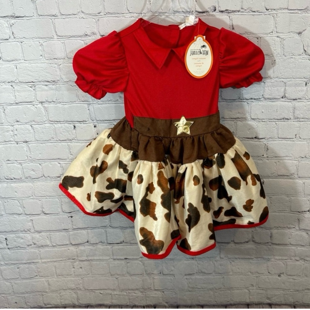 Pottery Barn Kids Halloween Costume Cowgirl Dress